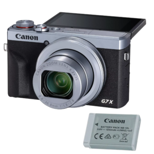 Canon PowerShot G7 X Mark III silver cu extra baterie – Default Title
