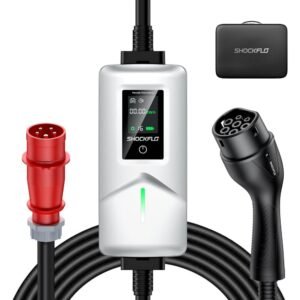 Statie portabila SHOCKFLO CG05 pentru incarcare masini electrice, trifazata 380V, 16A, 11KW, (Type2), IP67