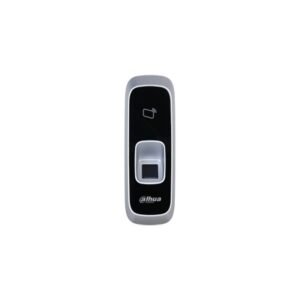 Cititor biometric de interior Dahua ASR1102A(V3), amprenta si card Mifare, 13.56 MHz, 3000 amprente, RS-485, Wiegand, montaj aplicat