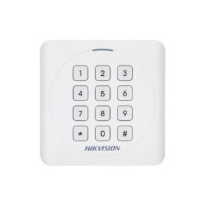 Cititor de proximitate cu tastatura RFID Hikvision DS-K1801EK, EM, 125 KHz, interior/exterior