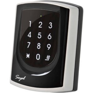 Cititor de proximitate cu tastatura Soyal AR 725EBRA, 30000 evenimente, 16000 cartele, 3 usi