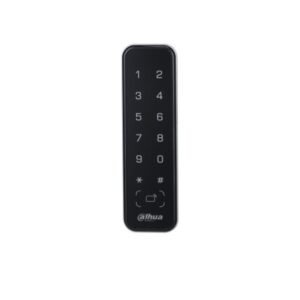 Cititor de proximitate Dahua ASR2201A-D, 125 KHz, RS-485, Wiegand 34, acces prin card sau parola, interior/exterior