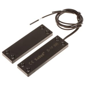 Contact magnetic lateral Satel B-1F BR, aparent, plat, NC, maro