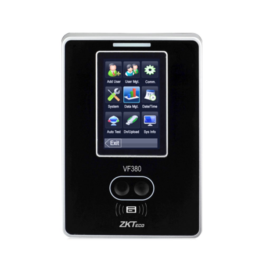 Controler de acces facial IP ZKTeco TA-VF380ZMM-1, RFID, 2.8 inch, 3.000 fete, 50.000 carduri, 1.000.000 evenimente