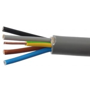 Cablu electric de cupru CYY-F 5×2.5 mmp / m