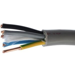 Cablu electric de cupru CYY-F 5×6 mmp / m