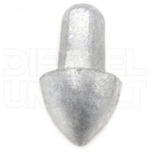 Varf de ghidaj pentru electrod de adancime, d=25mm, otel galvanizat Dietzel Univolt D-ESP-25-FV