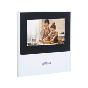 Videointerfon de interior IP Dahua VTH2611L-WP, ecran tactil 4.3 inch, aparent, PoE