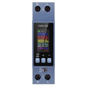 Voltmetru inteligent de energie tensiune/curent/putere/kWh/PF/Hz/multifunctional, 0,96 inch, Sinotimer, DDS6619-303