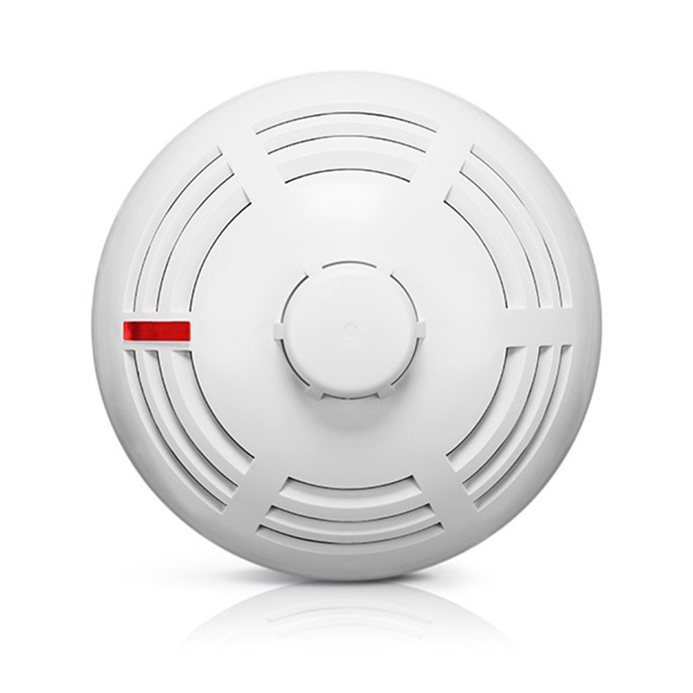 Detector de fum si temperatura wireless cu sirena Satel Be Wave Fire Detector Plus ASD-200, RF 2000 m, tamper, autonomie 2 ani
