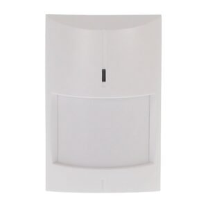 Detector de miscare digital dual PIR si MW Satel GREY PLUS, 15×11 m, 89 grade, ajustabil, anti-masking MW, pet immunity, alb, suport inclus