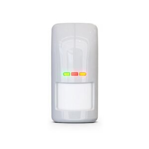 Detector de miscare exterior digital dual PIR si MW Satel OPAL GY SET, 15 m, 100 grade, antimasking, creep zone, pet immunity 20 kg, tamper, gri, suport inclus