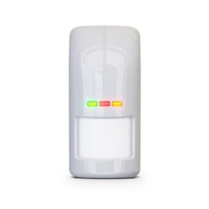 Detector de miscare exterior digital dual PIR si MW Satel OPAL PRO GY, 15 m, 100 grade, senzor crepuscular, antimasking, creep zone, pet immunity 20 kg, gri