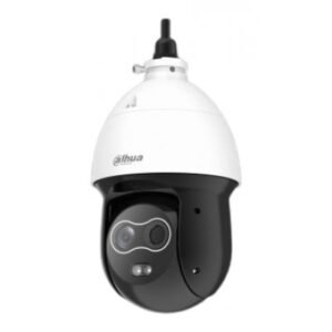 Camera Termica Hibrid Dahua TPC-SD2241-B3F4-DW-S2, Thermal 3.5 mm, 4MP, detectie termica si fum, alarma, microfon, difuzor, slot card, PoE+