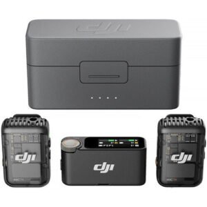 DJI Mic 2 Sistem de microfon wireless dual compact pentru 2 persoane (2,4 GHz) – Default Title
