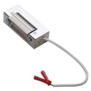 Yala electromagnetica incastrabila DORCAS-52N512F rezistenta la foc, ajustabila, reversibila, 12Vcc, NC
