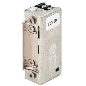 Yala electromagnetica incastrabila DORCAS-54Aa412F ajustabila, reversibila, dimensiuni reduse, 12Vcc