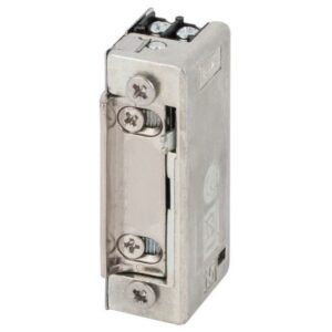 Yala electromagnetica incastrabila DORCAS-54AaDF ajustabila, reversibila, buton de deblocare, 8-12V