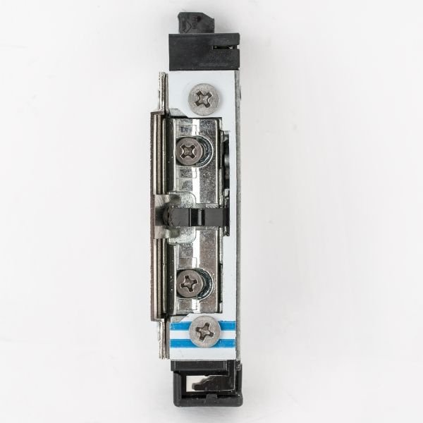 Incuietoare electromagnetica DORCAS-99NF305-412-TOP-PRE incastrabila pentru usi cu deschidere sub presiune, cu monitorizare, ajustabila