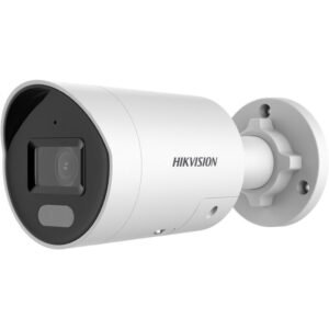 Camera IP ColorVu Hikvision DS-2CD2047G2H-LIU/SL(EF), 4MP, lentila 2.8mm, Smart Hybrid Light 40m, microfon, difuzor, alarma audio, PoE, IP67
