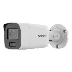 Camera supraveghere IP exterior Hikvision ColorVu DS-2CD2087G2-L(2.8MM)(C), 8 MP, 2.8 mm,  lumina alba 40 m, PoE, slot card