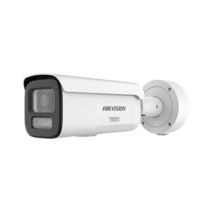 Camera supraveghere IP exterior cu iluminare duala Hikvision ColorVu 3.0 Smart Hybrid Light DS-2CD2667G3-LIZSY, 6MP, 2.8 – 12mm, IR/lumina alba 60m, slot card, alarma 1IN/1OUT, PoE