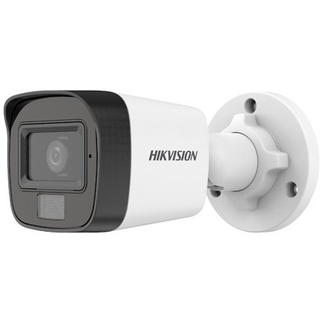 Camera Dual Light TurboHD Hikvision DS-2CE16D0T-LPFS, 2MP, lentila 2.8mm, IR 25m, lumina 20m, microfon, IP67