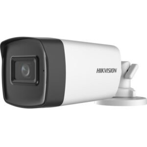 Camera audio TurboHD Hikvision DS-2CE17H0T-IT3FS 5MP, IR 40m, lentila 2.8mm, IP 67, microfon incorporat