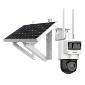 Camera IP 4G LTE Hikvision DS-2DE2C200IWG-K-4G-C05S10, 2MP, lentila 2.8mm, IR 30m, PIR, Radar, panou solar + acumulator, microfon, difuzor