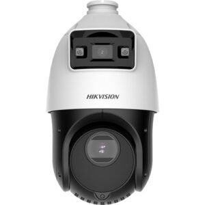 Speed dome IP AcuSense Hikvision DS-2SE4C415MWG-E14F0, 4MP, lentila 2.8mm si 4.8~72mm, 15X, lumina alba 30m, IR 100m, Audio, Alarma, PoE+, IP66