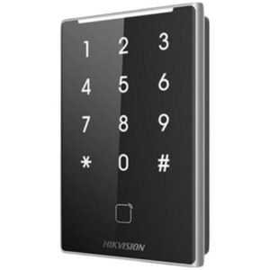 Cititor de proximitate HIKVISION DS-K1109DKB, MIFARE cu tastatura integrata, Wiegand, RS485