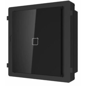 Modul cititor de card Mifare pentru videointerfon modular Hikvision DS-KD-M; deschidere usi cu card acces Mifare 13.56 MHz