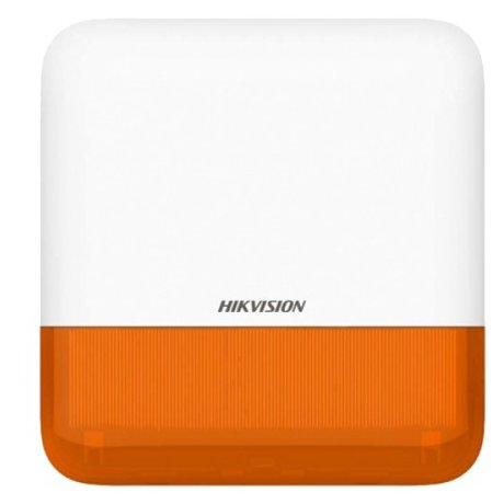 Sirena de exterior wireless AX PRO Hikvision DS-PS1-E-WE-O, 868 MHz, cu flash
