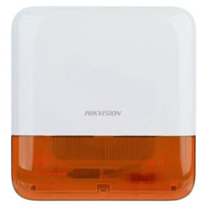 Sirena stroboscopica wireless de exterior Hikvision AX PRO DS-PS1-E-WE-O, 110 dB, 868 MHz, RF 1600 m