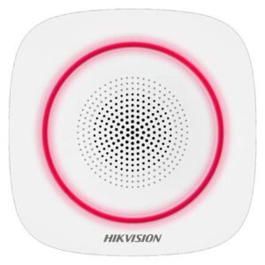 Sirena wireless AX PRO de interior cu led rosu, 868Mhz – HIKVISION DS-PS1-I-WE-R
