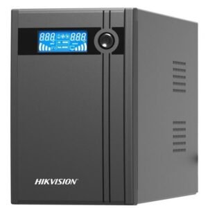 Sursa neintreruptibila – Hikvision DS-UPS2000, 1200W, afisaj LCD, 2 x 9Ah, 4 prize Schuko
