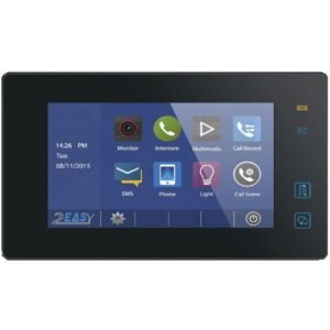 Post de interior video DT47MG-TD7-bk, conexiune pe 2 fire si ecran color LCD de 7 inch