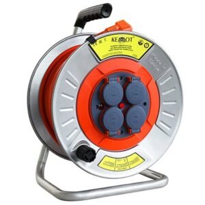 Tambur prelungitor electric metalic 3×2.5mm 40m E-PSM25T40