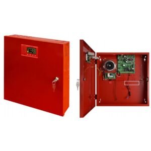 Sursa de alimentare LCD EN54-2A17LCD 27.6V, 2A pentru sistemele de incendiu, protectie sabotaj si montaj aparent
