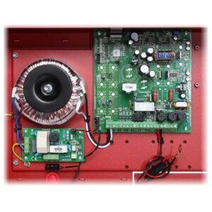 Sursa de alimentare LED EN54-3A28 27.6V, 3A pentru sistemele de incendiu, montare aparenta, protectie sabotaj