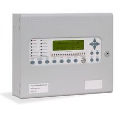 Centrala de incendiu cu 2 bucle Kentec ENH63162 03 cu 16 LED-uri de zona, montaj aparent, fara cheie de activare