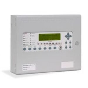 Centrala de incendiu cu 2 bucle Kentec ENH63482 03P cu 48 LED-uri de zona, montaj aparent, cu imprimanta