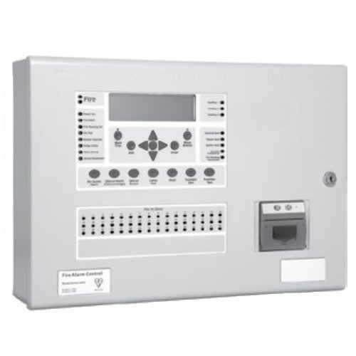 Centrala de incendiu cu 4 bucle Kentec ENH63964 14P* cu 95 LED-uri de zona, montaj ingropat, cu imprimanta