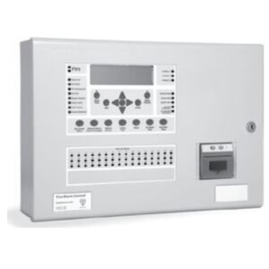 Centrala de incendiu cu 4 bucle Kentec ENSH63164 03P cu 16 LED-uri de zona, montaj aparent, cu imprimanta si cheie de activare