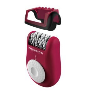 Epilator Rowenta Easy Touch EP1120F1  2 trepte de viteză  24 de pensete  sistem de masaj cu bile  accesoriu începători  roz-închis