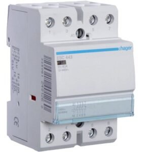 Contactor 40A, 3ND+1NI, 230V Hager ESC443