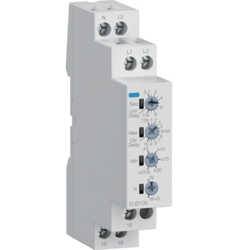 Releu monitorizare tensiune 1P+N/3P(N) Hager EUD100