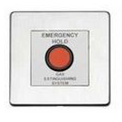 Comutator pentru mentinerea eliberarii gazului extinctor Advanced Electronics Exp-003-002 placuta protectie inox