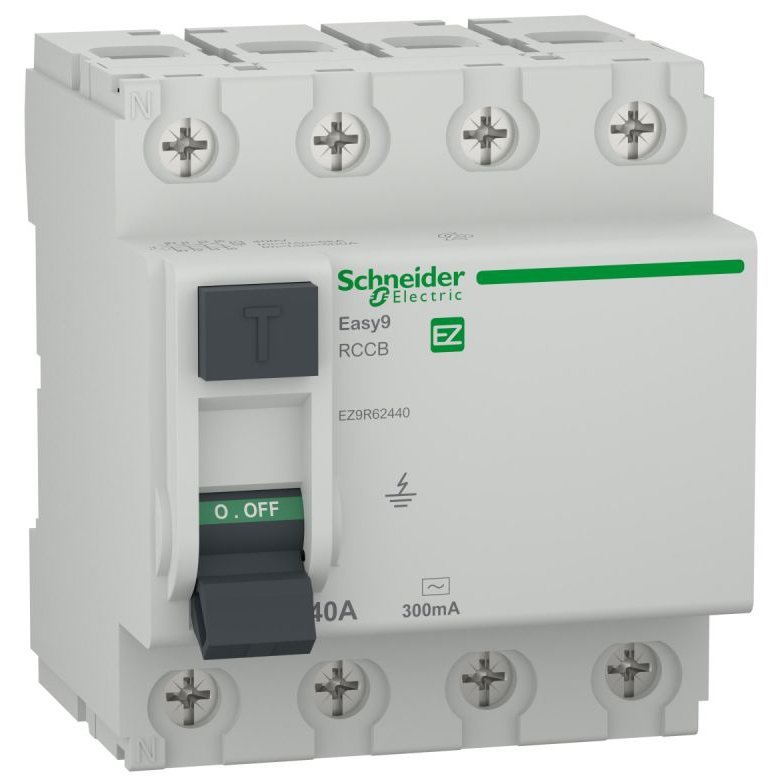 Intrerupator diferential RCCB Easy9 4P 40A/300mA tip AC Schneider EZ9R62440