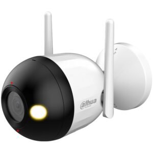 Camera WiFi exterior Dahua F4C-PV, 4MP, Smart Dual Light 30 m, AI persoane, Two-way talk, Alarma, Full-color, Microfon/difuzor, Slot microSD, IP67